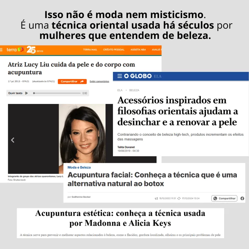 Notícias sobre acupuntura facial e sabedoria oriental